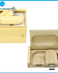 【UNT-U07】Wooden rotating USB Flash Drive