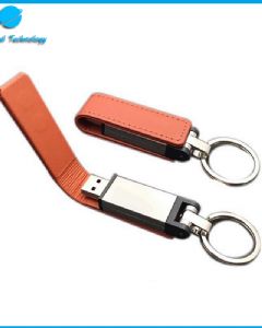 【UNT-U16】Business style clamshell leather usb flash drive