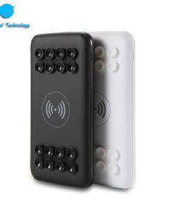 【UNT-WPC18】10000mAh Mobile power bank wireless charge with suction cup