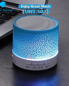 【UNT-S02】Color light crack bluetooth speaker