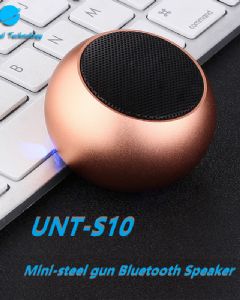【UNT-S10】Mini-steel Gun Bluetooth Speaker