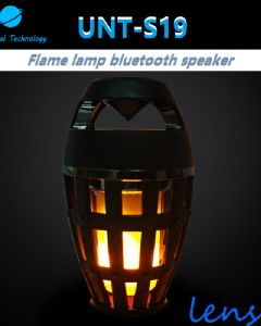 【UNT-S19】Flame Lamp Bluetooth Speaker