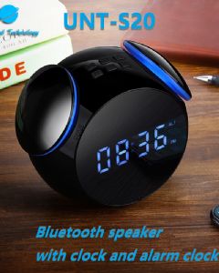 【UNT-S20】Bluetooth Speaker With Clock And Alarm Clock