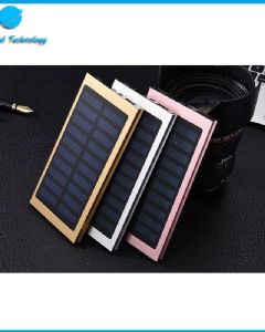 【UNT-P04】20000mAh digital display metal solar energy mobile power bank