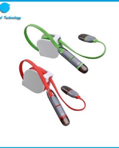 【UNT-C01】3 in 1 telescopic USB cable