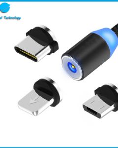 【UNT-C05】3 in 1 magnetic USB cable