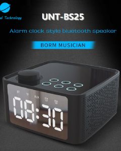 【UNT-BS25】Indoor alarm clock style bluetooth speaker