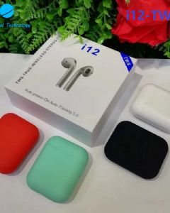 【UNT-i12】2019 i12 TWS Bluetooth 5.0 Touch Sensor Mini Sport Bluetooth Earphone