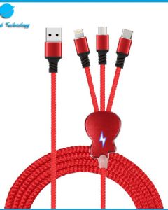 【UNT-C13B】Guitar 3 IN 1 charging cable